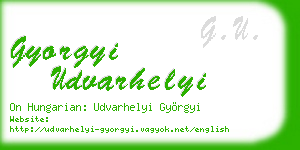 gyorgyi udvarhelyi business card