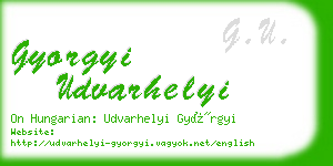 gyorgyi udvarhelyi business card